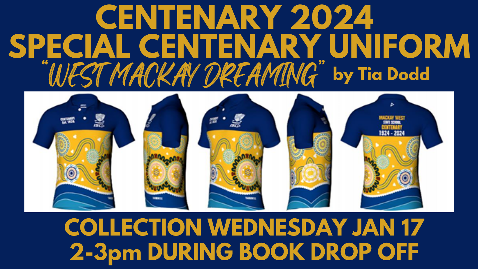 SPECIAL CENTENARY UNIFORM For Students In 2024   CENTENARY 2024 SHIRT 